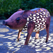 animal decoratif lumineux - cochon